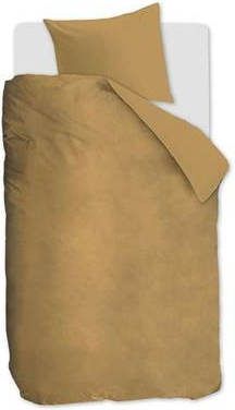 At Home Tender Dekbedovertrek 1 persoons(140x200/220 Cm + 1 Sloop) Katoen Gold