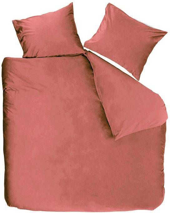 UMIX At Home by Beddinghouse dekbedovertrek Tender dark roze 200x200/220 cm Leen Bakker
